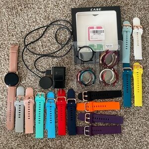 Samsung Galaxy Watch Active 2 with accessories